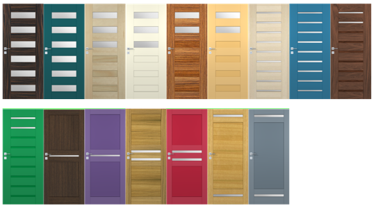 Vyberte si variantu dřevěných interiérových dveří Strip